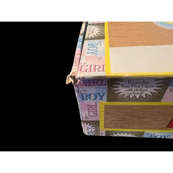 Empty Tampa Nugget Cigar Box Sublimes-Boy Girl Birth-Man Cave-Bar-Storage-Craft - Picture 8 of 8
